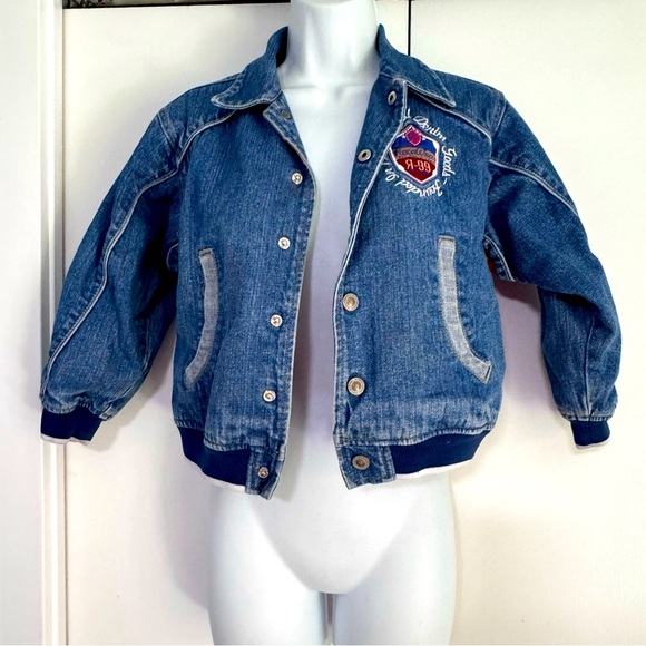 Rocawear Other - Rocawear Original Kids Jean Denim Jacket size 7 Vintage Y2K Embroidered